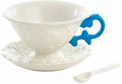 Seletti Teáscsésze csészealjjal és kanállal I-WARES világoskék, Seletti (SLT09858AZZ)