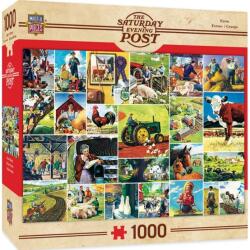Masterpieces 1000 db-os puzzle - The Saturday Evening Post Collection - Farmland Collage (71808)
