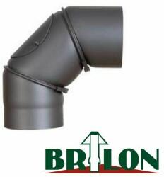 Brilon 150/90° állítható acél füstcső könyök (620050)