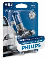 Philips HB3 WhiteVision halogén izzó +60% 9005WHV (utolsó 1db)