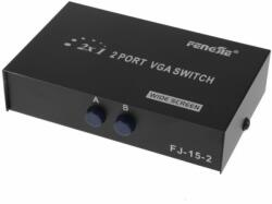  VGA monitor elosztó SWITCH átkapcsoló 2 pc 1 monitor