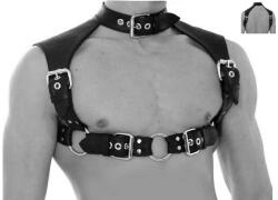  Mens Harness with Neck Collar - sex-shop