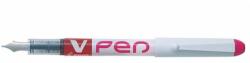 Pilot Stilou Pilot V-Pen de unică folosință culori diverse 0.5 mm cu capac roz (PSVPN-4W-P)