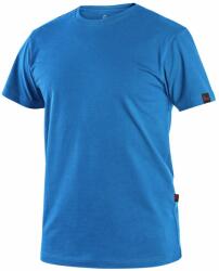 CXS Tricou CXS NOLAN cu mânecă scurtă - Albastru azur | 3XL (1610-312-416-97)