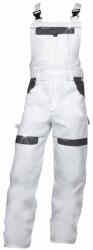 ARDON Salopetă de lucru cu pieptar COOL TREND scundă - Albă / gri | 2XL (H8815/2XL)