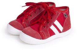 Vlnka Gyerek bőr tornacipő "Koko" - piros gyermek méretek 20