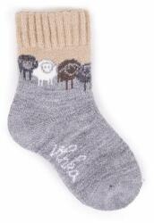 Vlnka Gyerek Merinó zokni "bari csapat" - bézs zokniméret 25-27