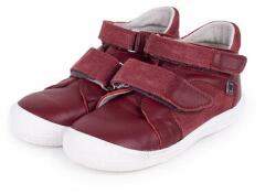 Vlnka Tépőzáras gyerek bőr tornacipő Kiki, piros gyermek méretek 26