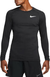 Nike Pro Warm Sweatshirt Schwarz F010 Hosszú ujjú póló dq5448-010 Méret L - top4running