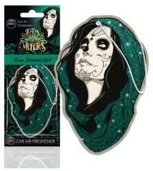 Aroma Car Odorizant Auto AROMA DIA DE LOS MUERTOS Green Diamond Girl (AVX-AMA83279) - casaplus