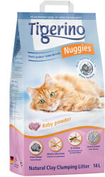 Tigerino Tigerino Nuggies (Classic) / XL-Grain Nisip pisici - Parfum de pudră bebeluși 2 x 14 l (cca. 28 kg)