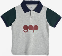 GAP Logo Polo Tricou pentru copii GAP | Gri | Băieți | 2 ani