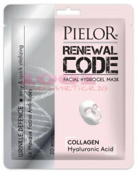 Pielor Renewal Code Facial Hydrogel Mask Colagen Acid Hialuronic Masca Faciala Textila Antirid