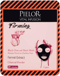 Pielor Vital Infusion Firming Masca De Fata Textila Cu Carbune Negru Si Chimen