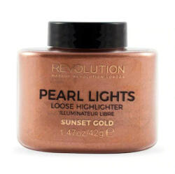 Makeup Revolution Pearl Lights Loose Highligter Sunset Gold Iluminator Pudra