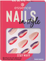 Nails in Style, unghii false STAY WAVY 13, Essence