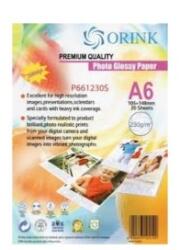 Orink Fotópapír Pp A6, S 230g. 20lap fényes Orink (P661230S20) - irodaikellekek