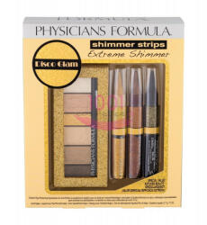Physician Formula Extreme Shimmer Strips Trusa Fard + 3 X Creion De Ochi Ombre Set Gold Nude