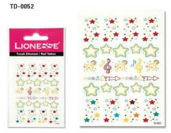  Abtibilduri decorative pentru unghii TD-0052 Lionesse