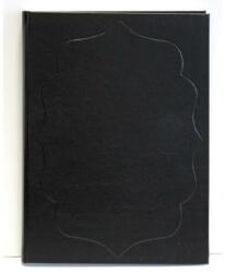  Vendégkönyv A/4 160 lapos sima fekete - robbitairodaszer