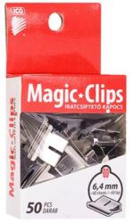 ICO Iratcsíptető kapocs ICO Magic Clips 6, 4mm 50 db/csomag (7570003000) - robbitairodaszer