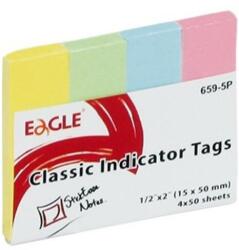EAGLE Oldaljelölő EAGLE 659-5P papír pasztell 4 szín (150-1243) - robbitairodaszer