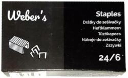 Weber s Tűzőkapocs WEBER`S 24/6 1000db/dob - robbitairodaszer