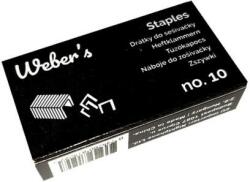 Weber s Tűzőkapocs WEBER`S No. 10 1000db/dob - robbitairodaszer
