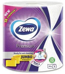 ZEWA Kéztörlő tekercses háztartási ZEWA Premium Jumbo 3 rétegű 1 tekercses 230 lap (568885) - robbitairodaszer