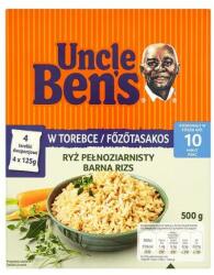 Uncle Ben's Főzőtasakos rizs UNCLE BEN`S barna 4x125g (432438) - robbitairodaszer