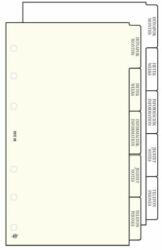 SATURNUS Gyűrűs kalendárium betét SATURNUS S330 elválasztólap sárga lapos (24SS330-CHA) - robbitairodaszer