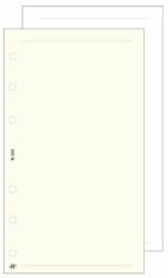 SATURNUS Gyűrűs kalendárium betét SATURNUS L325/F sima jegyzetlap fehér lapos (24SL325-FEH) - robbitairodaszer