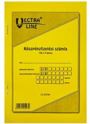 Vectra-line Nyomtatvány készpénzfizetési számlatömb VECTRA-LINE 50x3 álló 1 áfás (KX00309) - robbitairodaszer