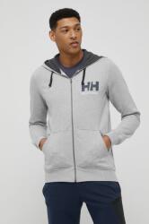 Helly Hansen pamut melegítőfelső szürke, férfi, nyomott mintás, 53289 - szürke XL