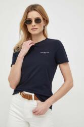 Tommy Hilfiger t-shirt női, sötétkék - sötétkék M - answear - 15 990 Ft