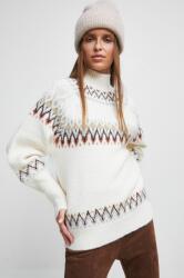 MEDICINE pulóver női, bézs, garbónyakú - bézs XL - answear - 9 990 Ft