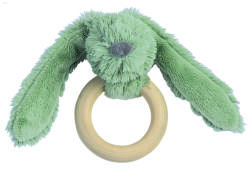 Happy Horse - Nyúl zöld Richie fából készült gyűrűvel