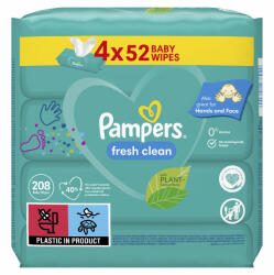 Pampers Fresh Clean nedves törlőkendő 4x52db (10BW010067)