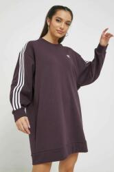 Adidas rochie din bumbac culoarea violet, midi, oversize 9BYY-SUD14R_49X