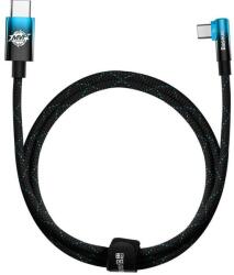 Baseus MVP2 USB-C - USB-C Kábel - 1m 5A 100W - Fekete-Kék (CAVP000621)