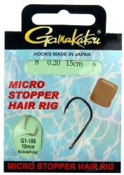 Gamakatsu Bks-micro stopper hair rig 15cm 6db/cs akció -50% (180029-014)