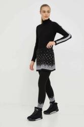 Newland leggins sport Furoki femei, culoarea negru, cu imprimeu 9BYY-LGD0TH_99X