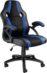 tectake 403480 benny irodai szék - fekete/kék