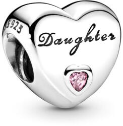 Pandora Moments Lányom szeretete ezüst charm - 791726PCZ (791726PCZ)