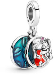 Pandora Moments Disney Lilo és Stitch családi ezüst függő charm - 799383C01 (799383C01)