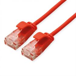 MYCON Cablu de retea RJ45 MYCON Slim UTP Cat. 6A LSOH 0.15m Rosu, CON3910 (CON3910-100)
