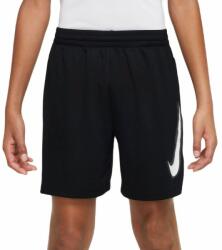 Nike Pantaloni scurți băieți "Nike Dri-Fit Multi+ Graphic Training Shorts - black/white/white
