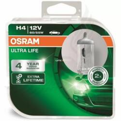 OSRAM Izzó Osram 12v 60/55 H4 Ultra Life Duo 2db