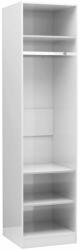 vidaXL magasfényű fehér szerelt fa ruhásszekrény 50 x 50 x 200 cm 800240