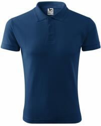 MALFINI Tricou polo bărbați Pique Polo - Albastru de miezul nopții | L (2038715)
